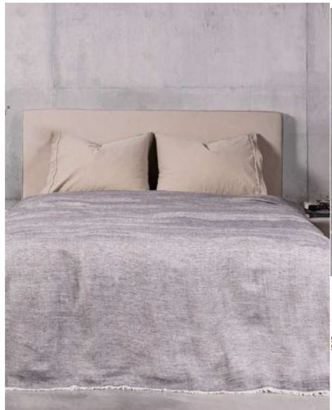 Colcha Flock para cama en tejido decorativo Casa Seconda