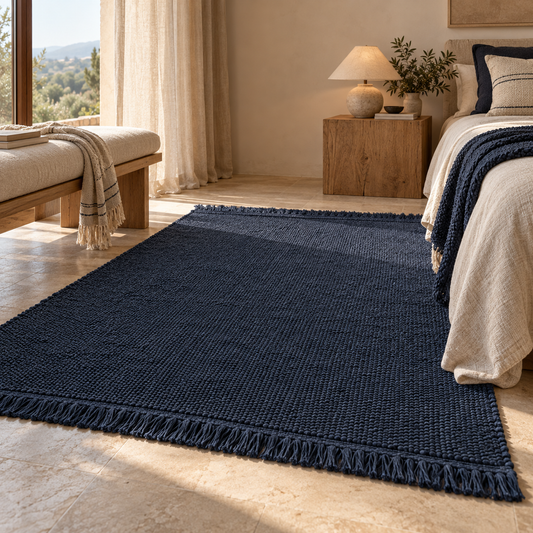 Sneek rug with fringe