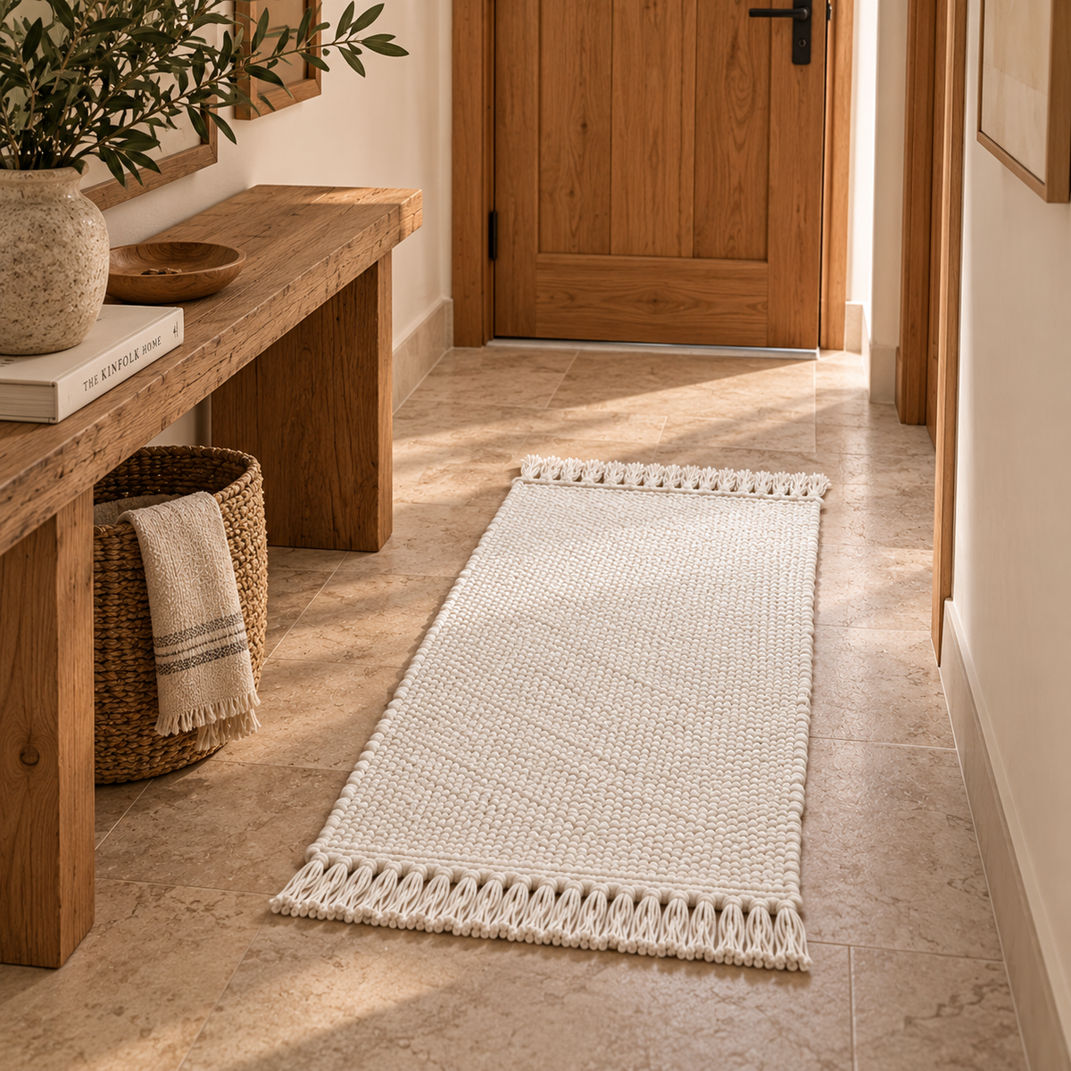 Sneek rug with fringe