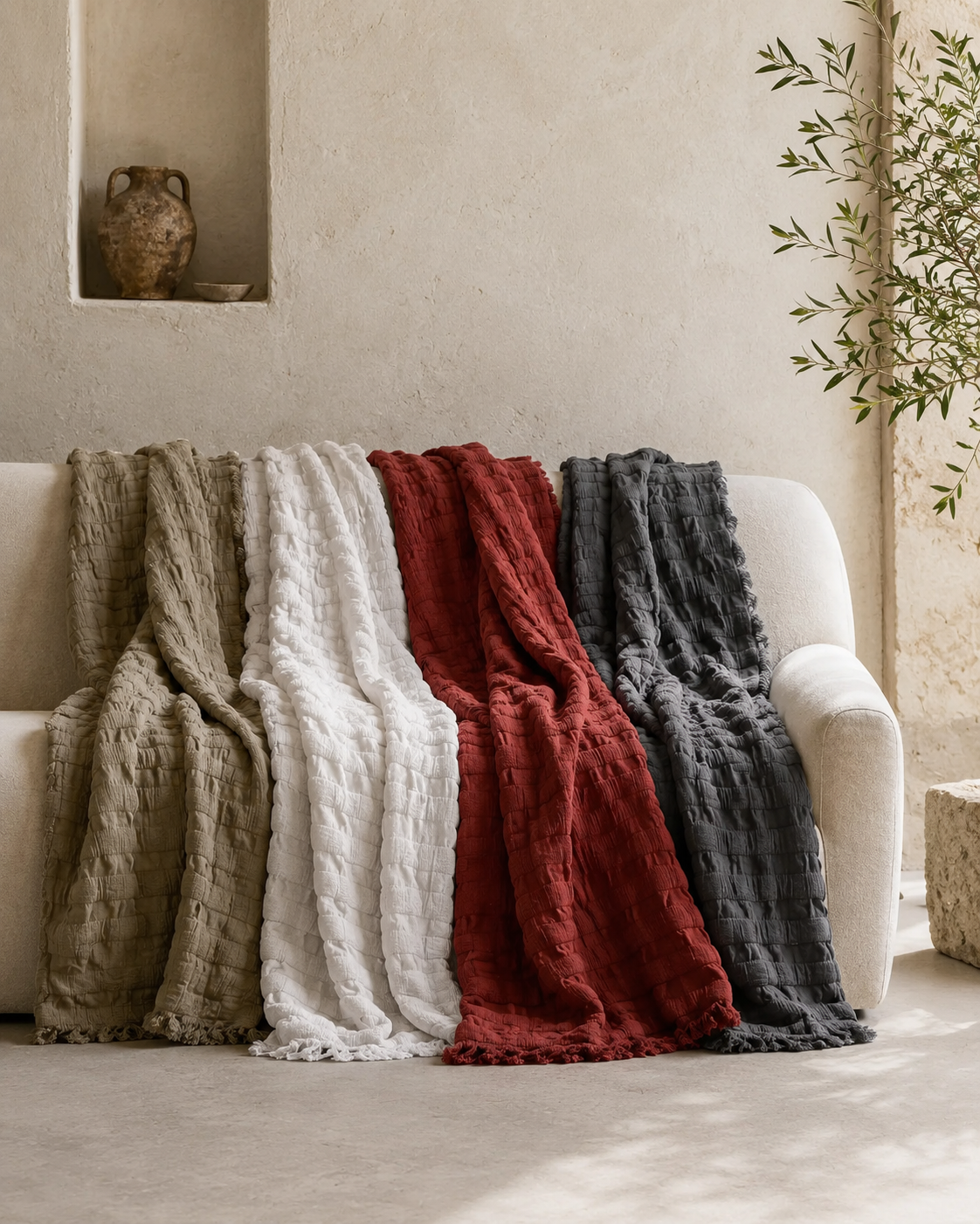Plaid Malthe 130x250 | Casa Seconda