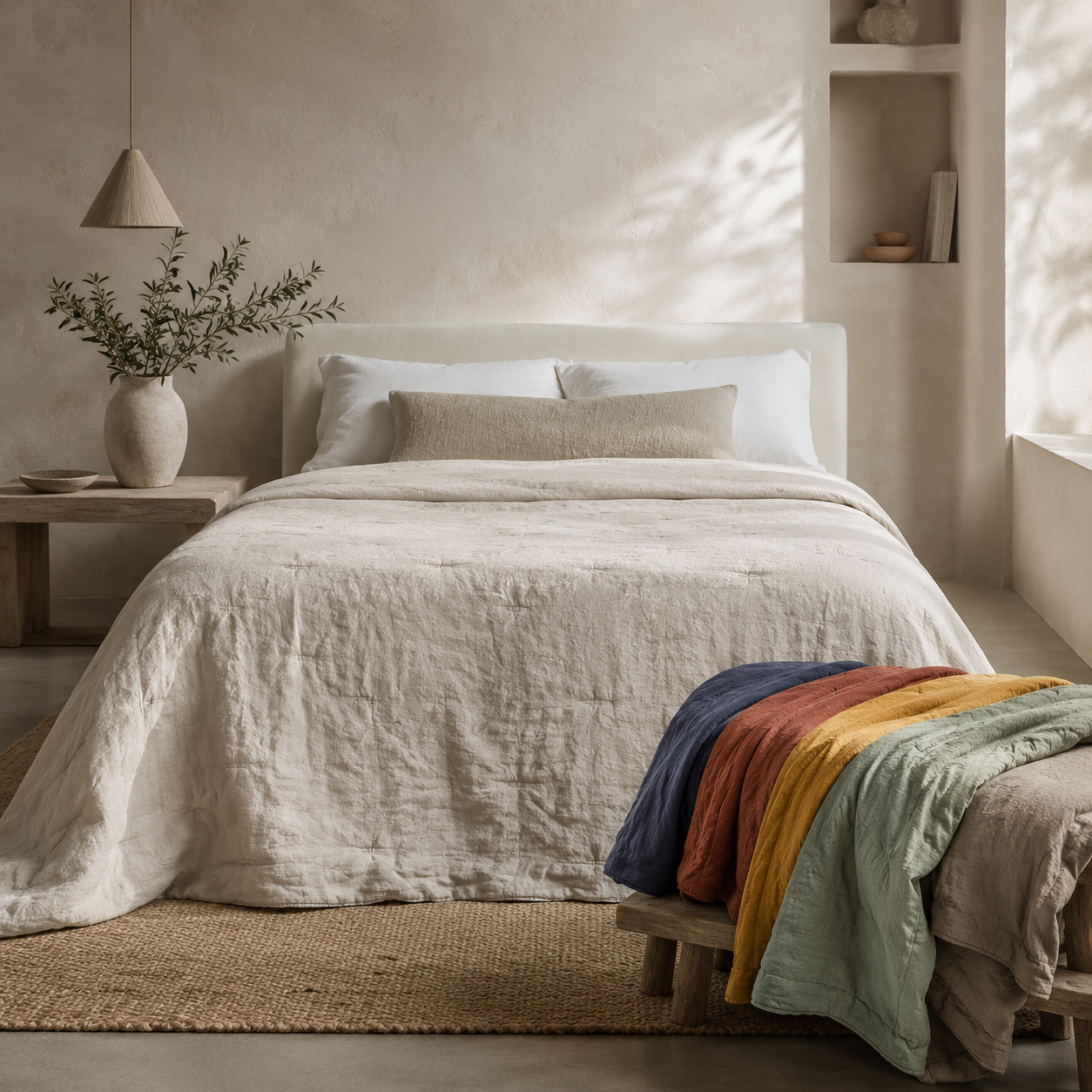 Quilt Linho | Casa Seconda