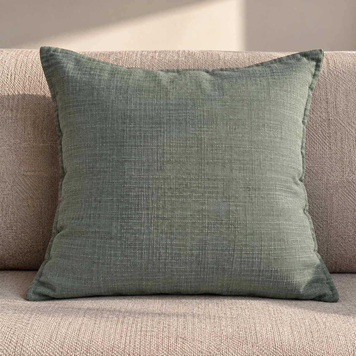 Cojín decorativo Verde claro 50 x 50 cm otoño invierno