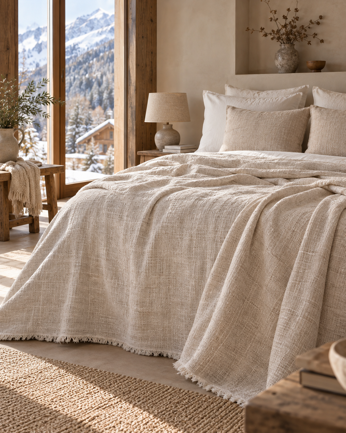 Colcha Flock para cama