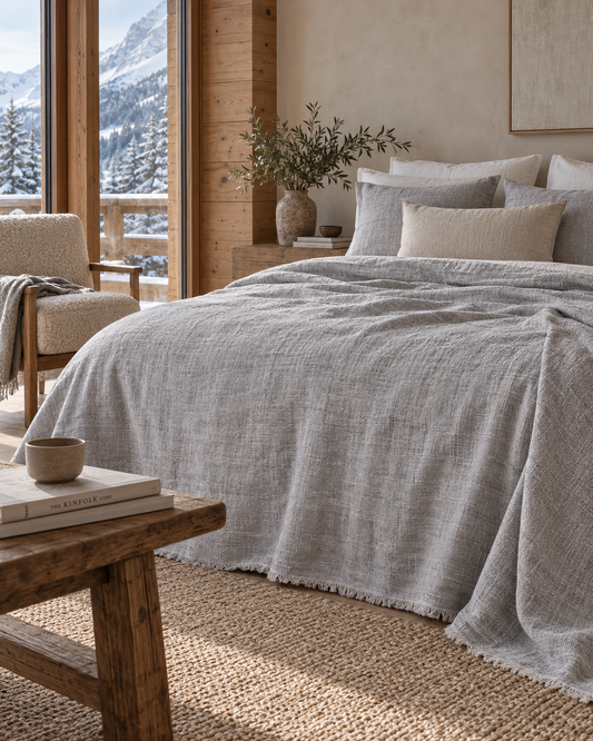 Flock bedspread