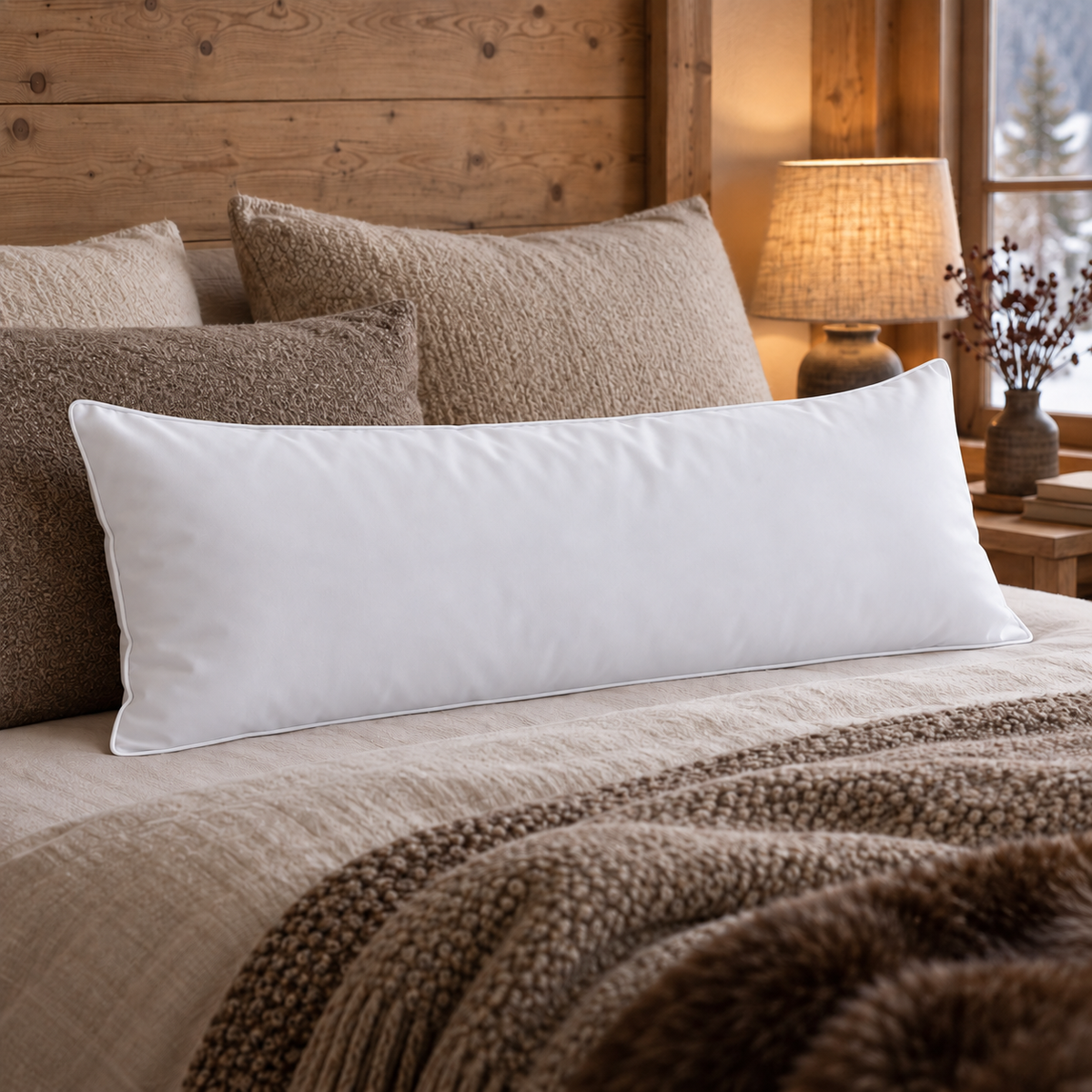 Funda de almohada de algodón Casa Seconda en varios colores y varias medidas, otoño invierno