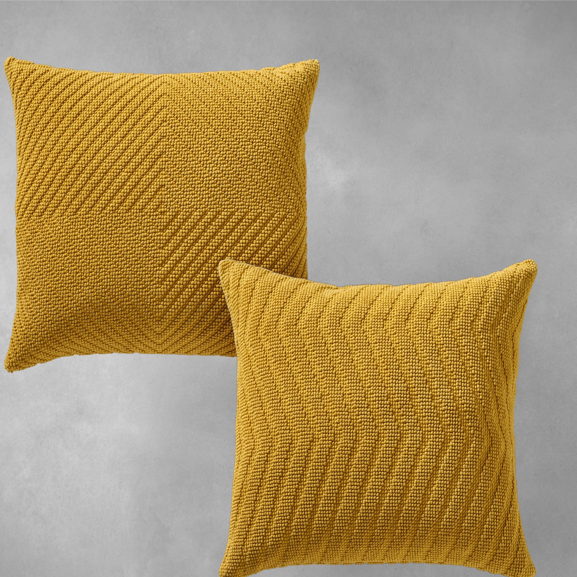 Funda de cojín Devi color amarillo Casa Seconda