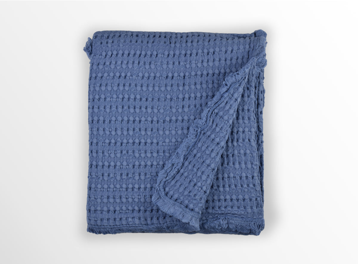 Funda de cojín Nasa color azul Casa Seconda