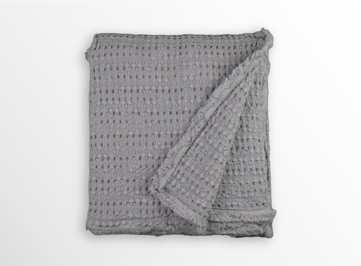 Funda de cojín Nasa color gris Casa Seconda
