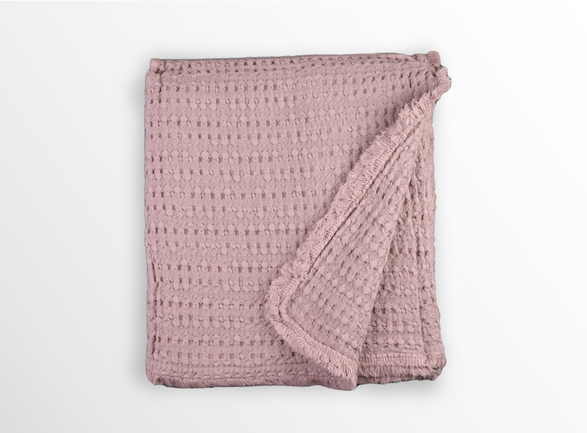 Funda de cojín Nasa color rosa Casa Seconda
