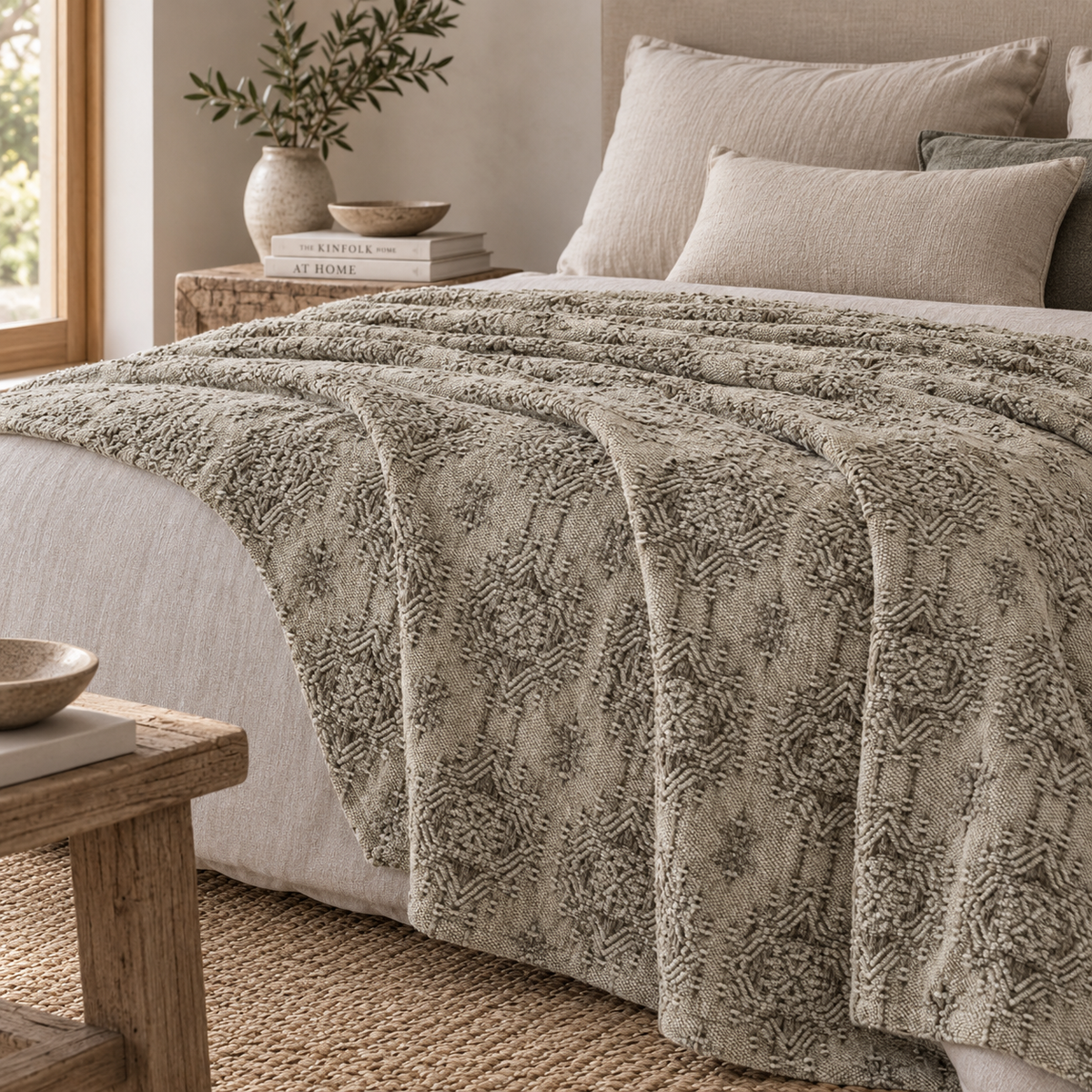 Plaid decorativo 200 x 200 cm otoño invierno