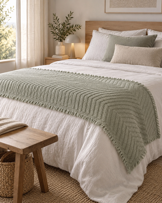 Plaid pie de cama Devi 80x240